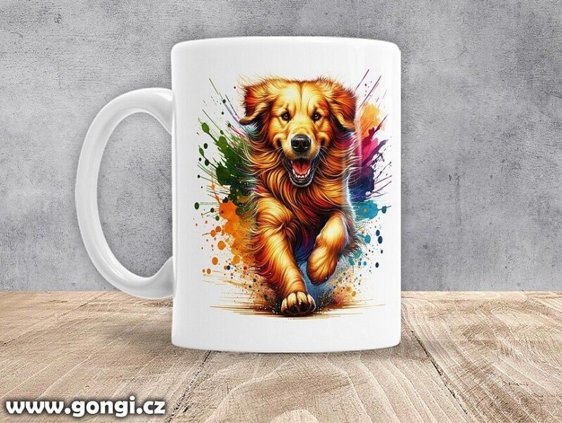 Hrnek - 0221 - Zlatý retrívr - Golden Retriever